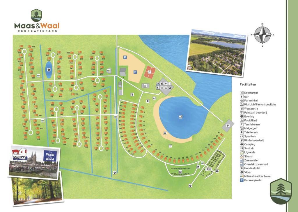 Villa Recreatiewoning Maas En Waal 191 Ewijk Esterno foto